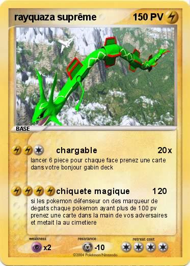 Pokemon rayquaza suprême 