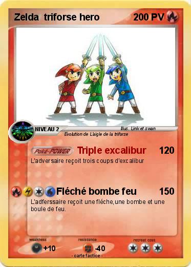 Pokemon Zelda  triforse hero