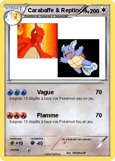 Pokemon Carabaffe & Reptincel