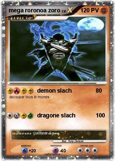 Pokemon mega roronoa zoro