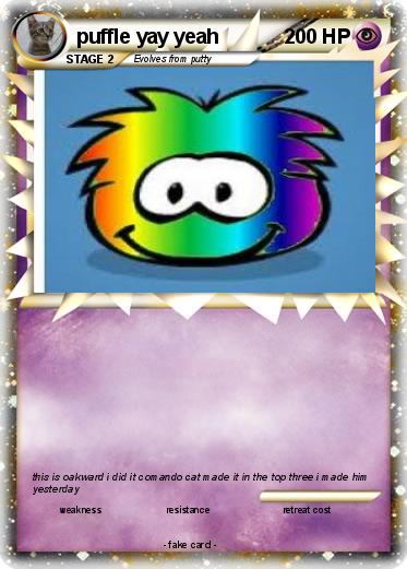Pokemon puffle yay yeah