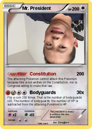 Pokemon Mr. President