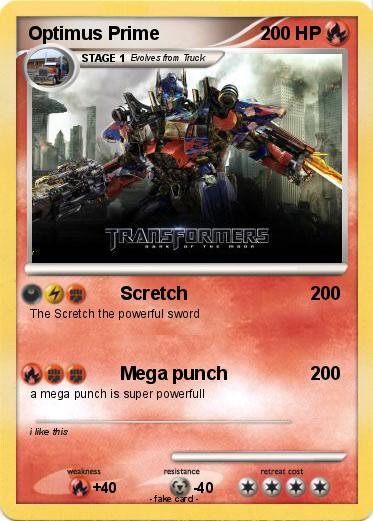Pokemon Optimus Prime