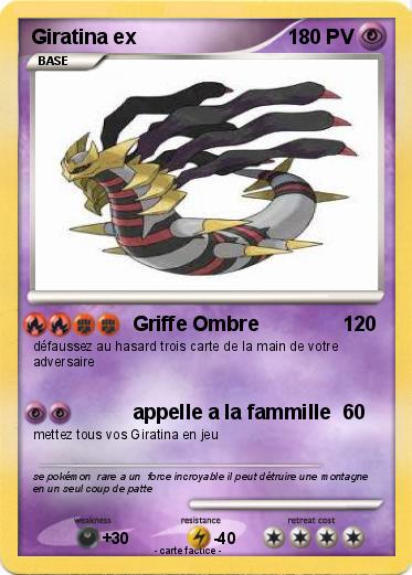 Pokemon Giratina ex