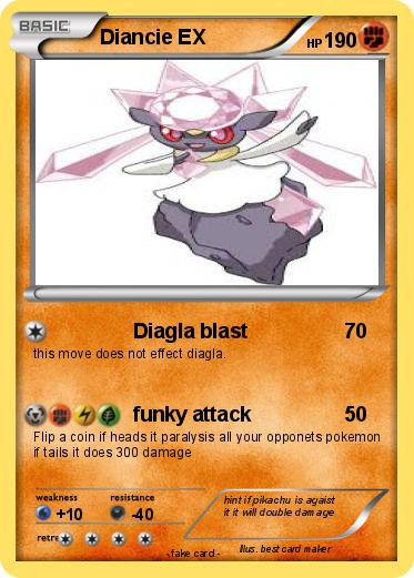 Pokemon Diancie EX