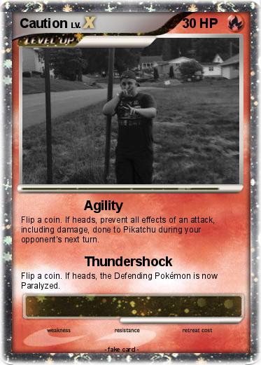 Pokemon Caution