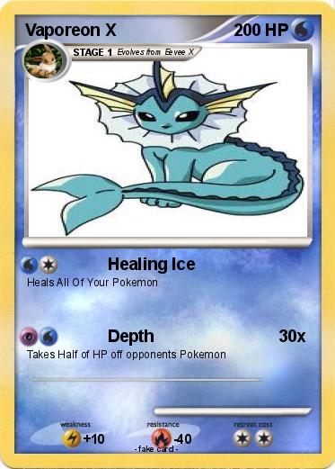 Pokemon Vaporeon X