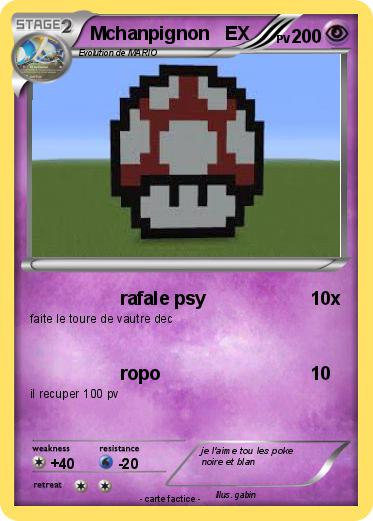 Pokemon Mchanpignon   EX