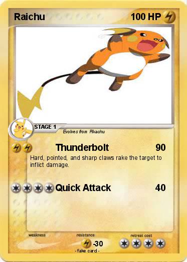 Pokemon Raichu