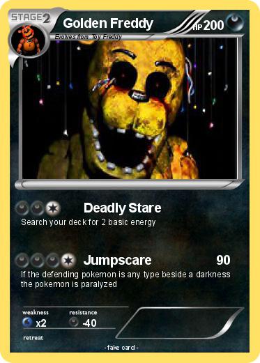 Pokemon Golden Freddy