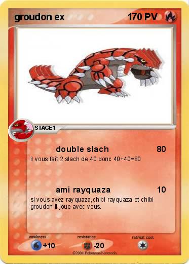 Pokemon groudon ex                        1