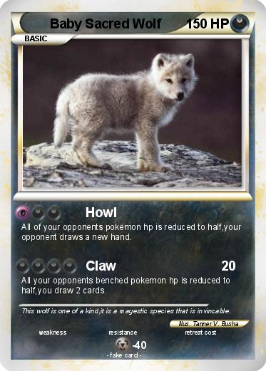 Pokemon Baby Sacred Wolf