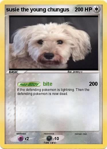 Pokemon susie the young chungus