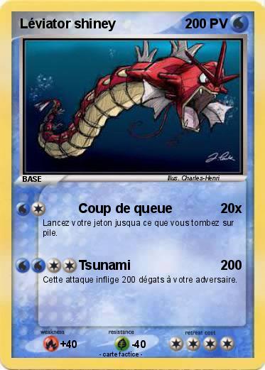Pokemon Léviator shiney