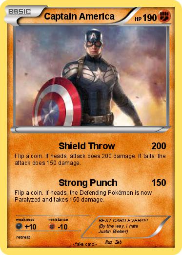 Pokemon Captain America