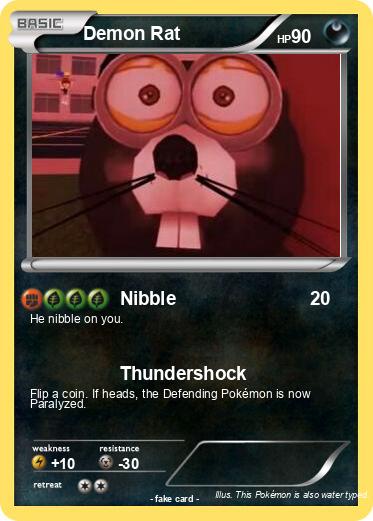 Pokemon Demon Rat