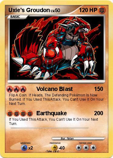 Pokemon Uxie's Groudon