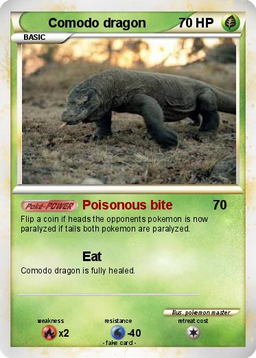 Pokemon Comodo dragon