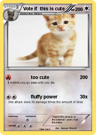 Pokemon Vote if  this is cute