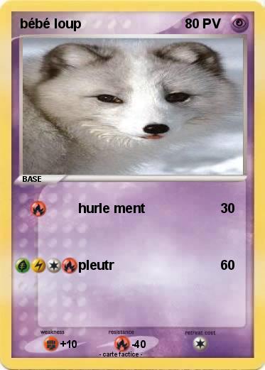Pokemon bébé loup