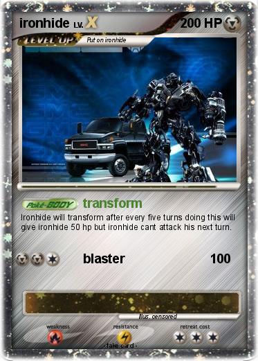 Pokemon ironhide