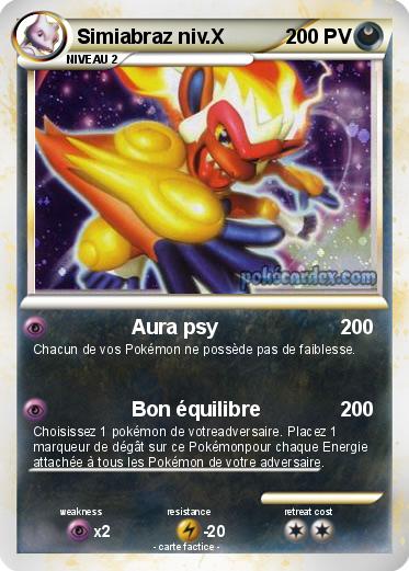 Pokemon Simiabraz niv.X