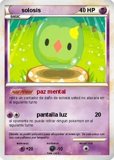 Pokemon solosis