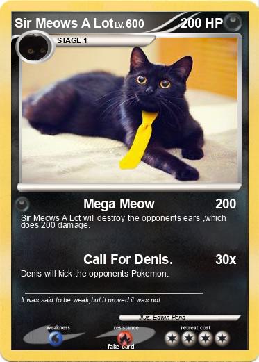 Pokemon Sir Meows A Lot