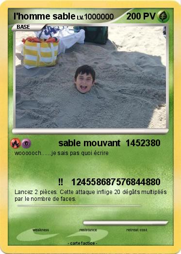 Pokemon l'homme sable