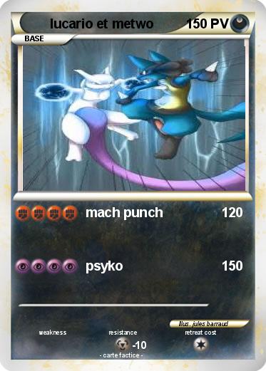 Pokemon lucario et metwo