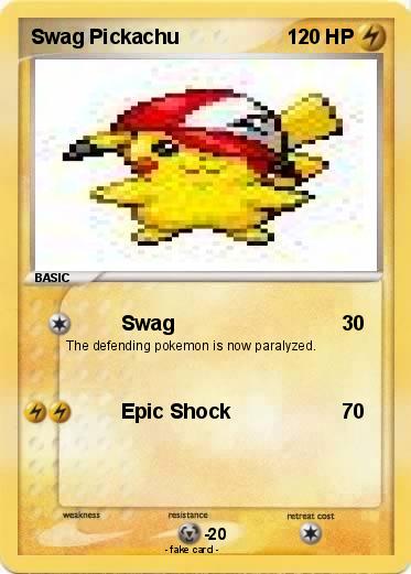 Pokemon Swag Pickachu