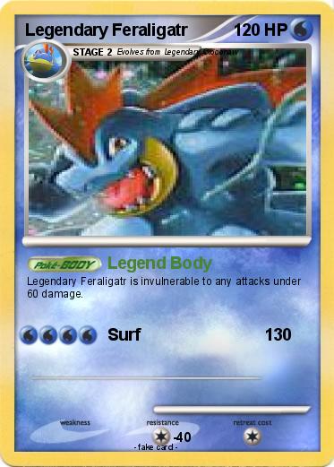 Pokemon Legendary Feraligatr