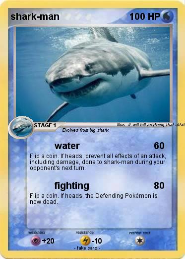 Pokemon shark-man