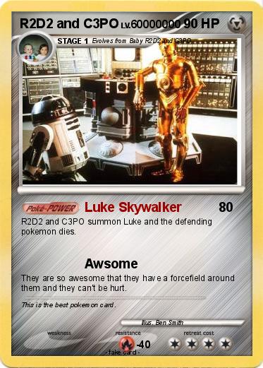 Pokemon R2D2 and C3PO
