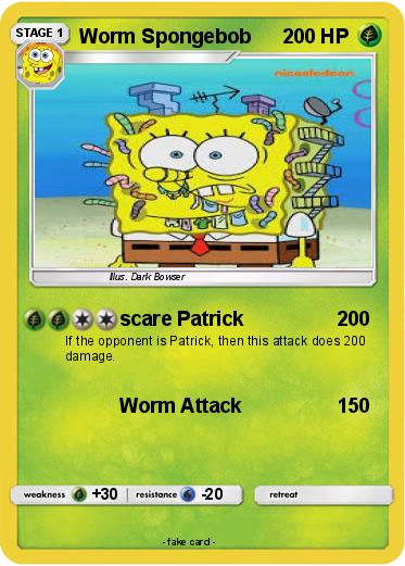 Pokemon Worm Spongebob