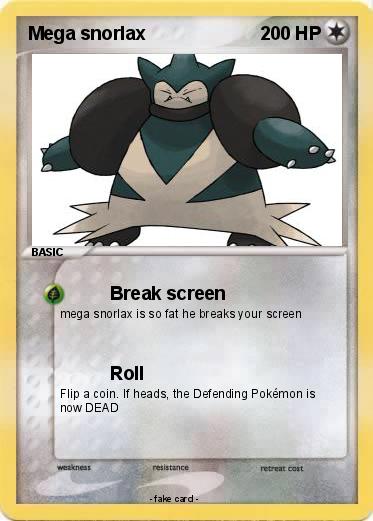 Pokemon Mega snorlax