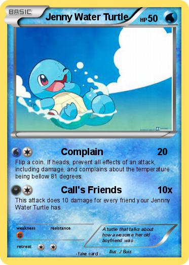 Pokemon Jenny Water Turtle