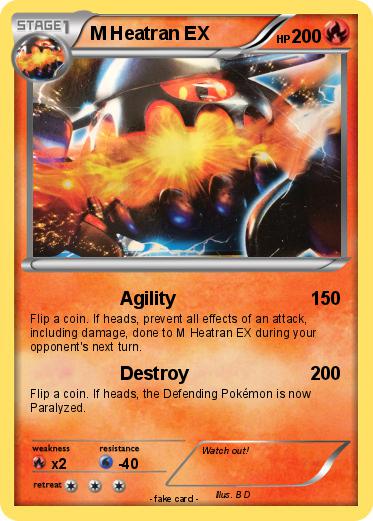 Pokemon M Heatran EX
