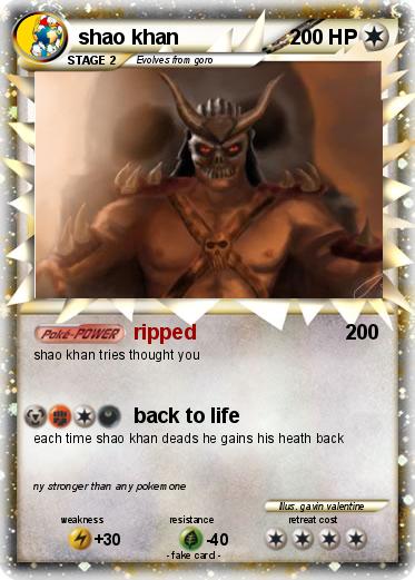 Pokemon shao khan