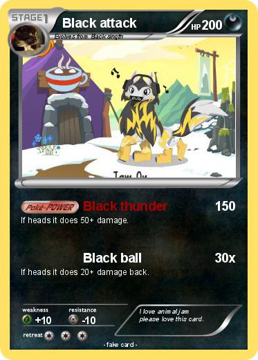 Pokemon Black attack