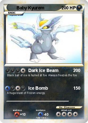 Pokemon Baby Kyurem