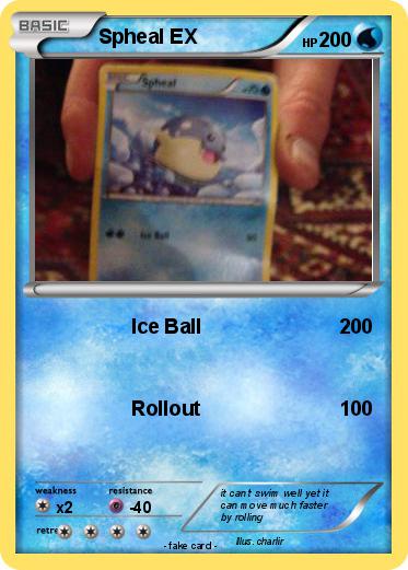 Pokemon Spheal EX