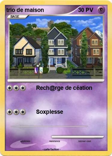 Pokemon trio de maison