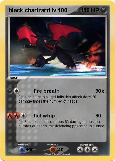Pokemon black charizard lv 100