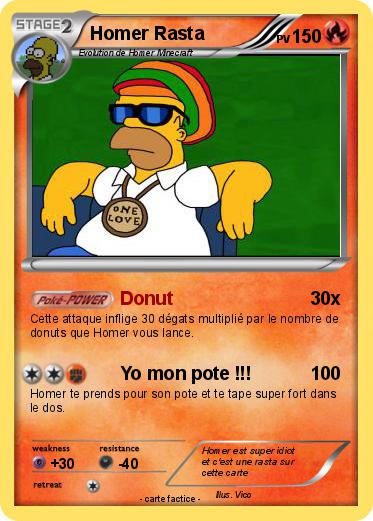 Pokemon Homer Rasta