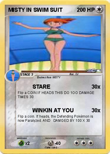 Pokemon MISTY IN SWIM SUIT
