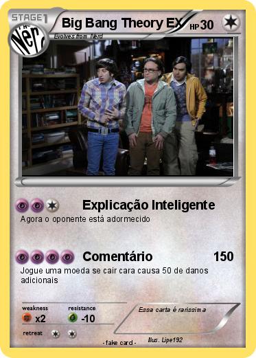 Pokemon Big Bang Theory EX