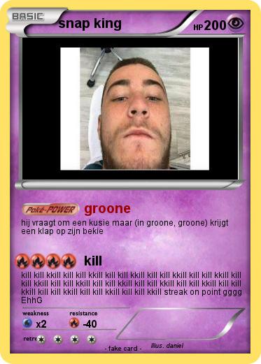 Pokemon snap king