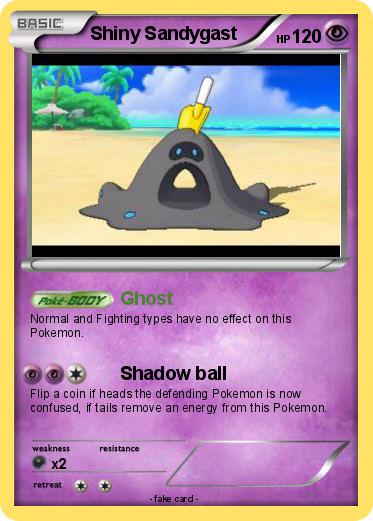 Pokemon Shiny Sandygast