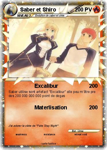 Pokemon Saber et Shiro